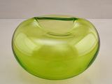 Load image into Gallery viewer, WHEN OBJECTS WORK KATE HUME PEBBLE VASE / LIME GREEN W10.6&quot; x H7.8” **
