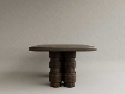 GALERIE NAINOA TORU DINING TABLE 04 W110.25" x D47.25" x H30"