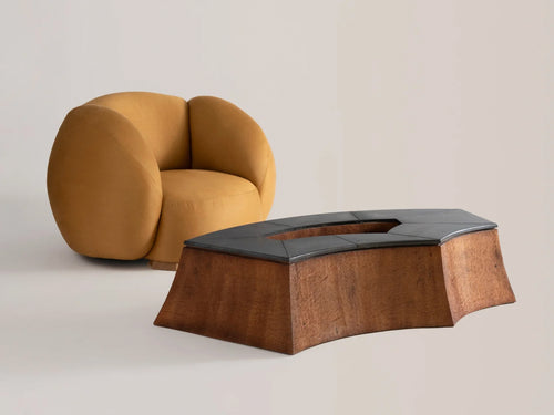 GARCÉ DIMOFSKI IRIS COFFEE TABLE W68" x D38" x H15"