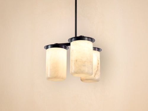 GARNIER & LINKER CALLIOPE 3-LIGHT CHANDELIER