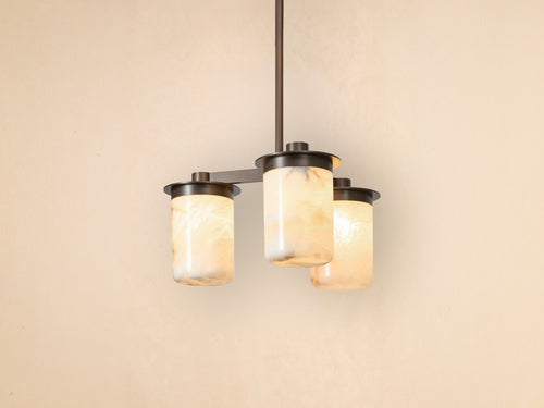GARNIER & LINKER CALLIOPE 3-LIGHT CHANDELIER