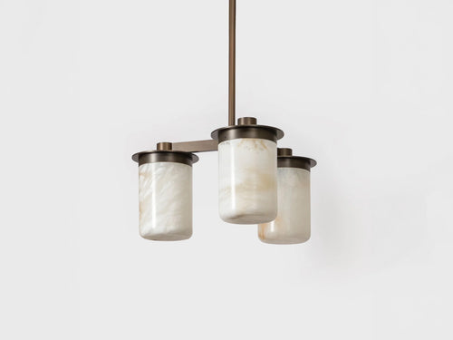 GARNIER & LINKER CALLIOPE 3-LIGHT CHANDELIER