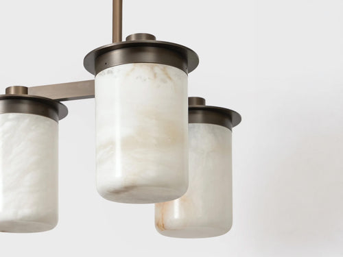 GARNIER & LINKER CALLIOPE 3-LIGHT CHANDELIER