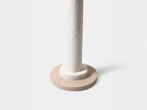 GARNIER & LINKER KEL FLOOR LAMP / PLASTER Ø12.2" x H69.7"