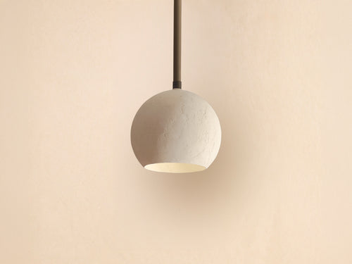GARNIER & LINKER KORA PENDANT / PLASTER Ø7.5" x H6.3"