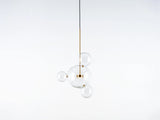 Load image into Gallery viewer, GIOPATO &amp; COOMBES BOLLE TRANSPARENT 04 PENDANT Ø20&quot; x H30.5&quot;
