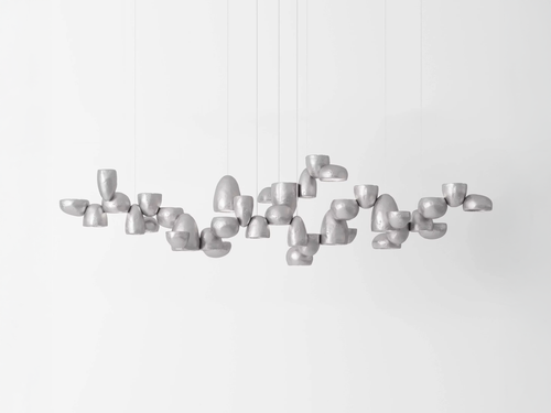 GIOPATO & COOMBES SCARABEI CHANDELIER LINEAR 185 W73" x D16.5" x H18.5"