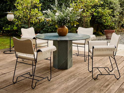 GUBI MATHIEU MATÉGOT TROPIQUE DINING CHAIR W28" x D22.8"x H33.9"