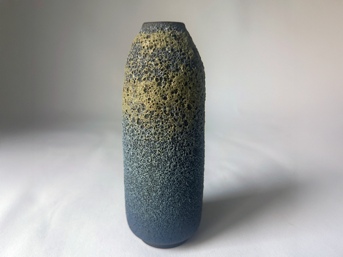 HEATHER ROSENMAN LAVA VASE / BLUMOSS 25635 W2.5" X D2.5" x H7"