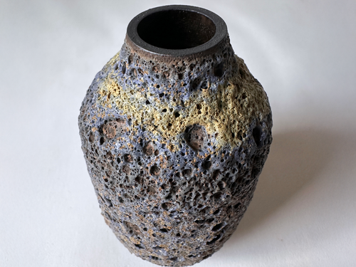 HEATHER ROSENMAN LAVA VASE / BLUMOSS 25631 W3" x D3" x H5.5"