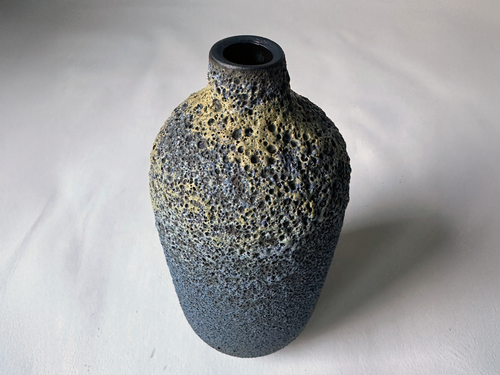 HEATHER ROSENMAN LAVA VASE / BLUMOSS 25638 W3" x D3" x H6"