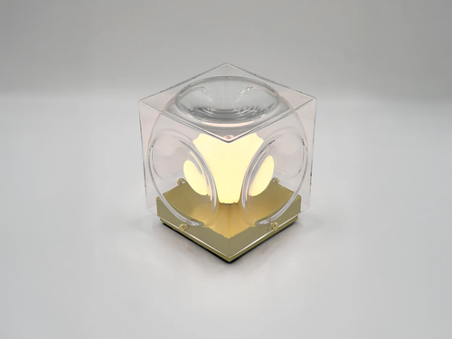 LEE BROOM CHANT SURFACE PORTABLE TABLE LAMP L5" x W5" x D5"