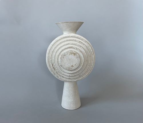 HUMBLE MATTER MEDALLION VASE 17.25" x 9.5" x 6”