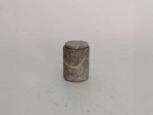 MICHAËL VERHEYDEN SMALL CONTAINER / GRIGO ANTICO CHIARO Ø3.0" x H4.3"
