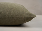 Load image into Gallery viewer, ISABELLE YAMAMOTO DYED HEMP CUSHIONS / OLIVE
