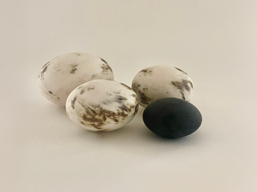 KATAYONE ADELI STAINED MEDITATION STONE NO.01 Ø7" x H4.5"