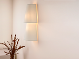 Load image into Gallery viewer, STUDIO DUNN LINDEN 2 SCONCE H23.5&quot; x W10.5&quot; x D7.5&quot;
