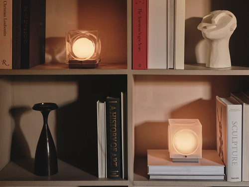 LEE BROOM CHANT SURFACE PORTABLE TABLE LAMP L5" x W5" x D5"