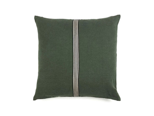 LIBECO BILLIE PILLOW / RACING GREEN 25” x 25"