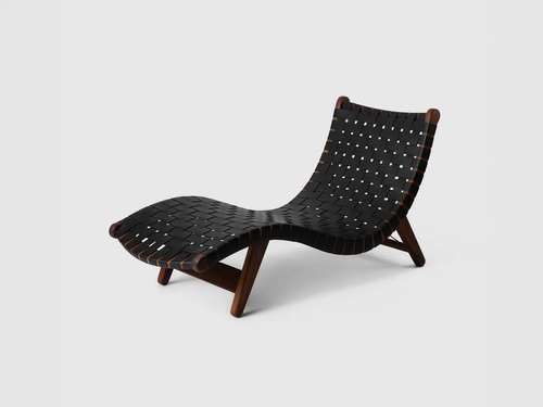 LUTECA ALACRAN CHAISE / STRAPPING W25.5" x D61" x H32" x SH9"