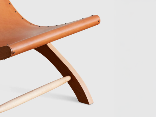 LUTECA BUTAQUE LOUNGE CHAIR W24.5" x D29" x H31.5" x SH12"