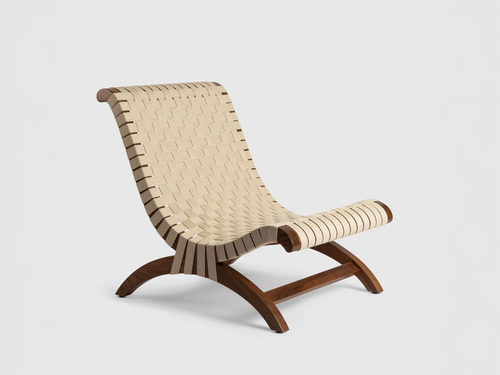 LUTECA BUTAQUE CLASICA LOUNGE CHAIR / STRAPPING W26" x D37.5" x H31.5"