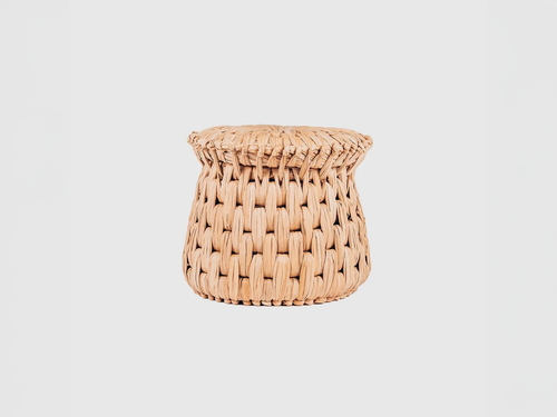 LUTECA WOVEN TULE STOOL / SMALL Ø18" x H16.5"