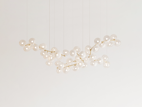 GIOPATO & COOMBES MAEHWA CHANDELIER BRANCH 51 L78.6" x D28.9" x H31.4"