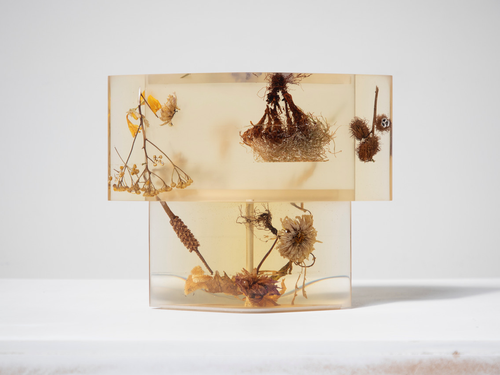 MARCIN RUSAK FLORA LAMP II / POLISHED H10.2" × W12.6" × D4.1"