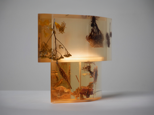 MARCIN RUSAK FLORA LAMP II / POLISHED H10.2" × W12.6" × D4.1"
