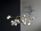 Load image into Gallery viewer, MATERIA FORCHETTE 24 CHANDELIER D60” x H38&quot;
