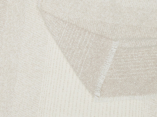ALONPI MOLTRASIO CASHMERE + SILK THROW / ECRU W57" x L78"