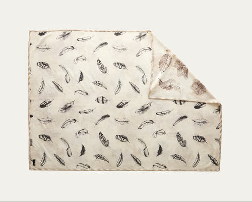 ALONPI MONFERRAT CASHMERE THROW / BROWN W55" × L75"