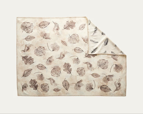 ALONPI MONFERRAT CASHMERE THROW / BROWN W55" × L75"