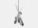 Load image into Gallery viewer, GABRIEL SCOTT HARLOW DRIED FLOWERS CHANDELIER H60&quot; x D32&quot; + stem
