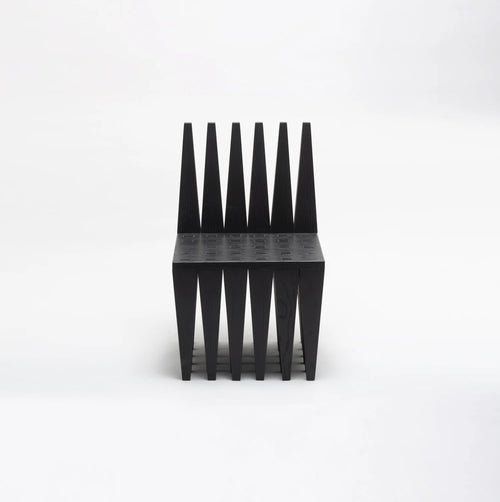AGNES STUDIO OBSIDIANA CHAIR W19" x D19" x H32" x SH17"