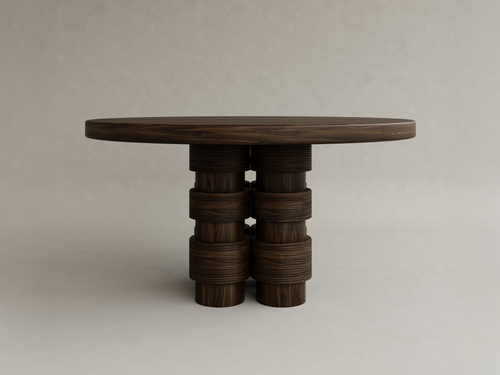 GALERIE NAINOA TORU DINING TABLE 02 W57.5" x D57.5" x H30"