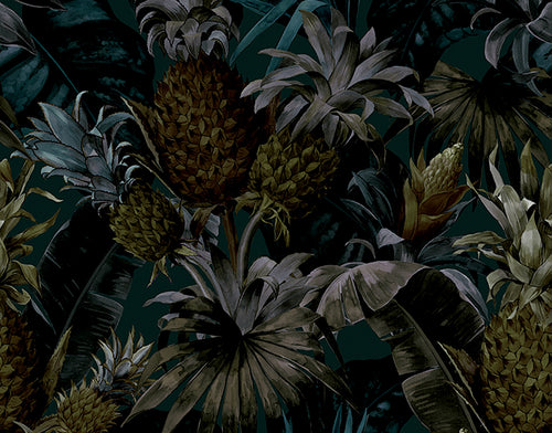 PASCALE RISBOURG TROPICAL PINEAPPLE WALLPAPER