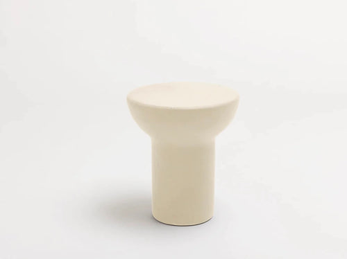 FAYE TOOGOOD ROLY-POLY SIDE TABLE / CREAM