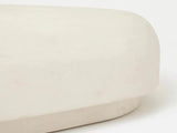 Load image into Gallery viewer, FAYE TOOGOOD ROLY-POLY LOW TABLE JESMONITE / CHALK W59” x D33.5” x H12&quot;
