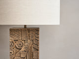 Load image into Gallery viewer, DAN SCHNEIGER SCARPA TABLE LAMP / BLACK GOLD W6.5&quot; x D4.5&quot; x H19&quot;
