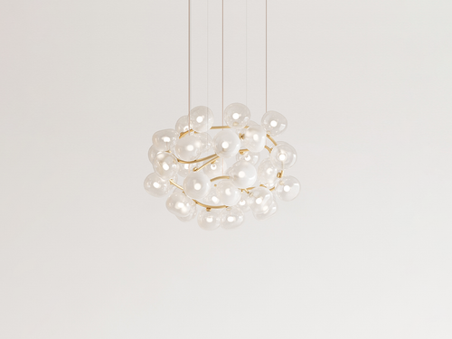 GIOPATO & COOMBES MAEHWA CHANDELIER SPHERE 37 Ø32.1" x H25.6"