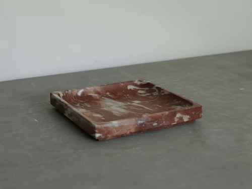MICHAËL VERHEYDEN SQUARE TRAY LARGE / ROSSO FRANCIA L9.8" x W9.8" x H1.6"