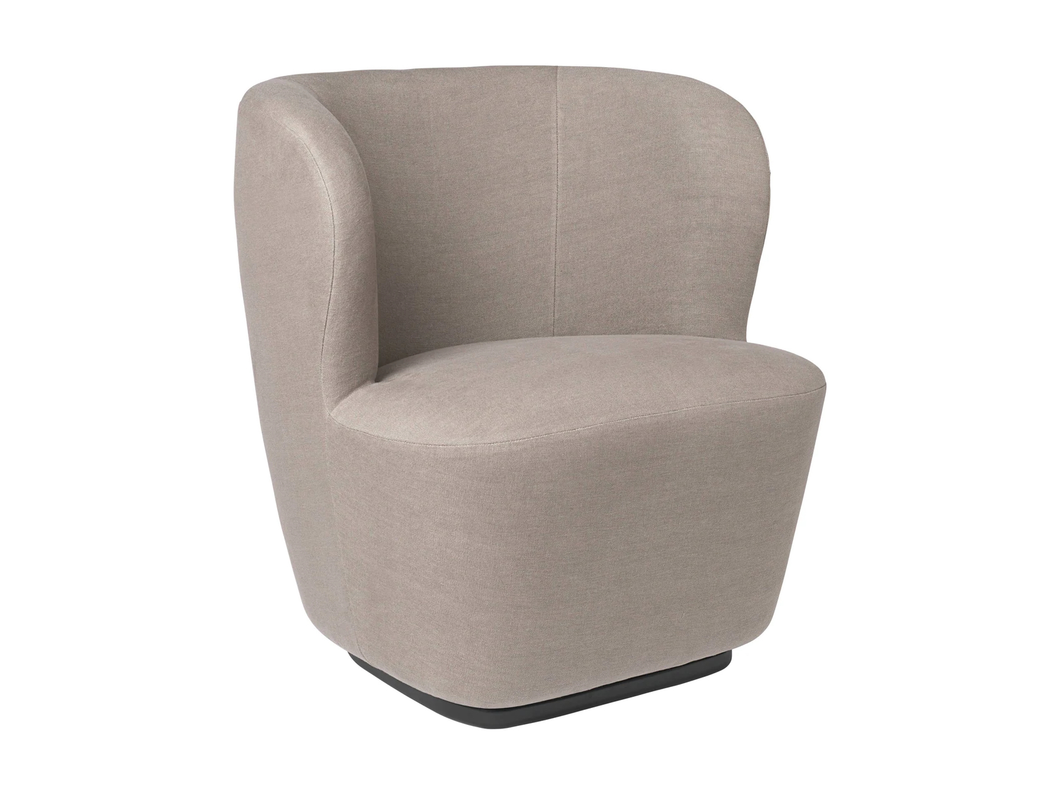 GUBI STAY LOUNGE CHAIR SMALL RETURNING SWIVEL- W27.6