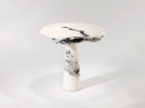 Load image into Gallery viewer, ROXANE LAHIDJI MARBLED SALTS SIDE TABLE Ø20&quot; x H17.5&quot;
