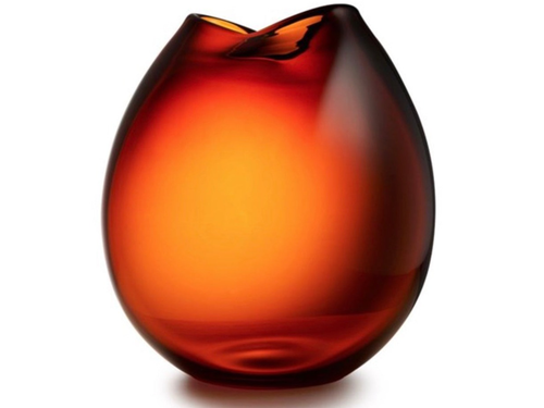 WHEN OBJECTS WORK KATE HUME ROCK VASE / COGNAC Ø12" x H16" **