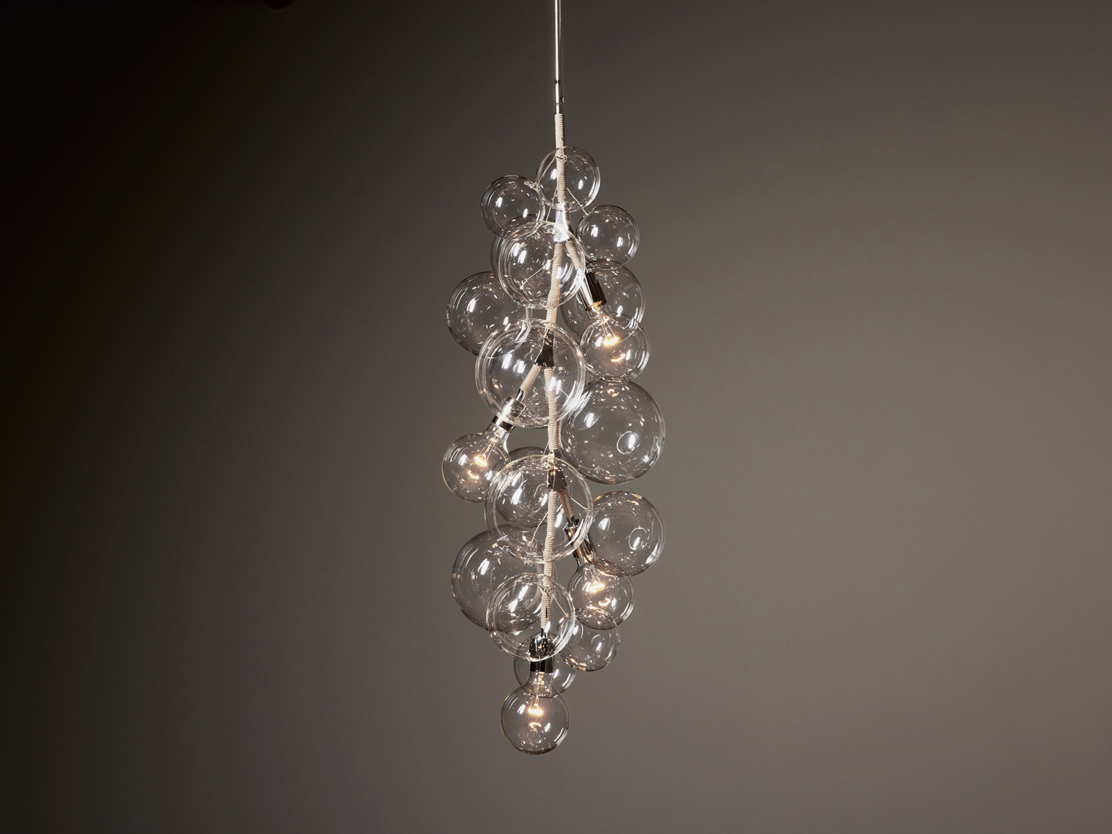 PELLE Tall Bubble Chandelier