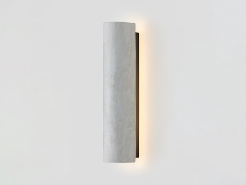 ARTICOLO STUDIOS 12:40 WALL SCONCE / POLISHED PLASTER H20" x W4" x D5.5