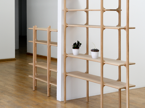 ZANAT MONICA FORSTER TARA SHELVING SYSTEM / WHITE OILED ASH