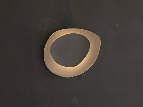 ASH DESIGN ECLIPSE MEDIUM SCONCE NO. 2 / CHALK Ø18"